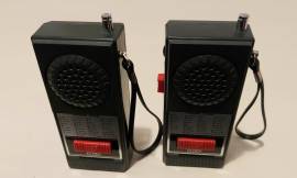 Raro Walkie Talkie Set con il codice Morse 4 transistor 49 MHz modello KT-4 Elbex Made in Japan