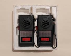 Raro Walkie Talkie Set con il codice Morse 4 transistor 49 MHz modello KT-4 Elbex Made in Japan