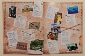 Il giro del mondo in 180 figurine diario di viaggio album WWF 2012 nuovo con 149 figurine attaccate