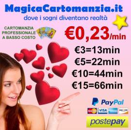 Cartomanti Esperte in rapporto di coppia "PROMO" 13min €3 -22min €5 -44min €10