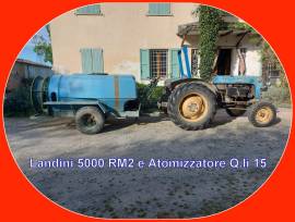 Trattore Agricolo Landini 5000 RM2 e Atomizzatore Trainato Q.li 15.