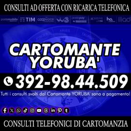Chiama e richiedi espressamente un consulto di Cartomanzia con il Cartomante Yorubà