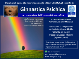 Ginnastica Psichica (ciclo di incontri A.T.M. a Genova) 