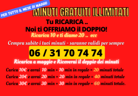 Offerta Imperdibile. Minuti Gratuiti Illimitati per Sempre. 06.31707474