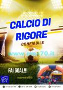 NOLEGGIO CALCIO DI RIGORE GIGANTE GONFIABILE  - NOLEGGIO STRUTTURE PER EVENTI SPORTIVI– ASSOCIAZIONI