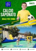 NOLEGGIO CALCIO SAPONATO GONFIABILE - NOLEGGIO STRUTTURE - PER EVENTI SPORTIVI – ASSOCIAZIONI 
