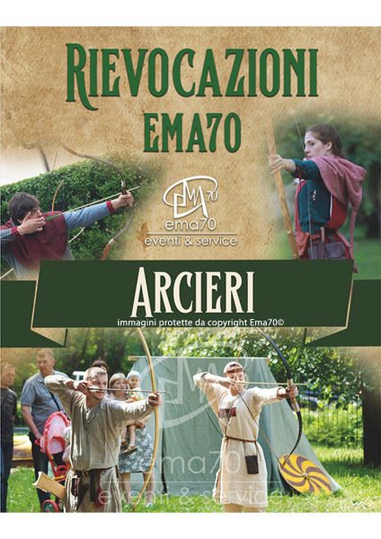 GRUPPO STORICO ARCIERI XII – XIII SECOLO – ANTICHI MESTIERI – MERCATO STORICO – BANCHI GIULLARI