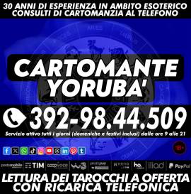 Lettura dei Tarocchi con offerta con ricarica telefonica - Il Cartomante Yoruba'