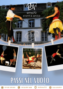 SPETTACOLO DI FUOCO - SFILATA SUI TRAMPOLI – COREOGRAFIE E DANZE - EMA 70 EVENTI - COSTUMI SCENICI U