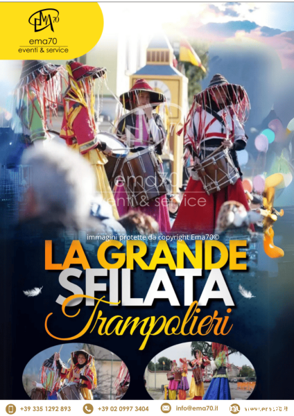 PARATA IRLANDESE- SFILATA SUI TRAMPOLI – COREOGRAFIE E DANZE - EMA 70 EVENTI - COSTUMI SCENICI UNICI