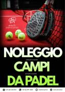 NOLEGGIO CAMPI DA PADEL  - NOLEGGIO STRUTTURE PER EVENTI SPORTIVI – ASSOCIAZIONI - PER EVENTI AZIEND