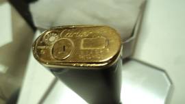 CARTIER - Accendino Vintage Placcato in Oro