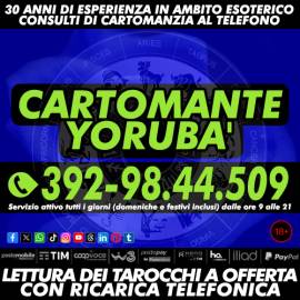Mi occupo di Tarologia previsionale ed evolutiva da diversi anni: il Cartomante Yorubà