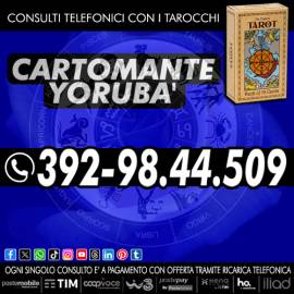 Cerchi un aiuto concreto per risolvere tutti i tuoi problemi? Contatta con il Cartomante Yorubà