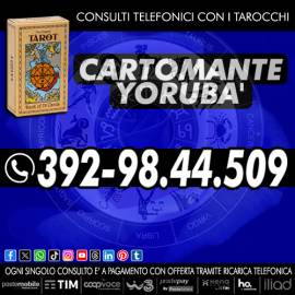Cerchi un aiuto concreto per risolvere tutti i tuoi problemi? Contatta con il Cartomante Yorubà