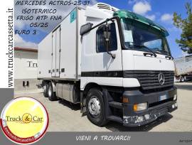 RIF.1207 MERCEDES ACTROS 25.31 – 2003 – FURGONE ISOTERMICO CON GRUPPO FRIGO ATP FNA 05/2025 – EURO 3
