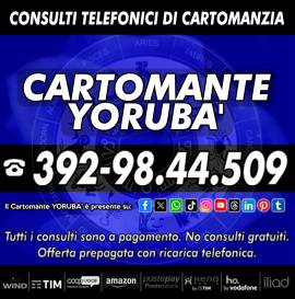 Da circa 30 anni il Cartomante YORUBA' si dedica alla lettura dei Tarocchi