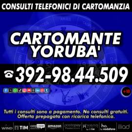 Il Cartomante YORUBA' ti guiderà alla scoperta del tuo futuro