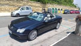 Noleggio auto mercedes cabrio con conducente per eventi,cerimonie,ecc.