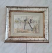 Piero Segalini    (1923-2014) pittore e scultore Lodigiano, n° 2  Quadri  olio su tela  .  Dimensio