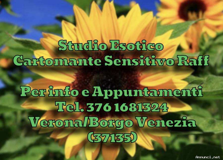 Cartomante* Sensitivo* Raff Chiama! il primo consulto è in omaggio