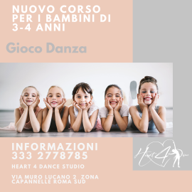 NUOVO CORSO DI GIOCO DANZA