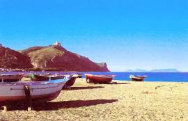 Vacanze mare SICILIA OLIVERI (ME) - TINDARI mare, fronte isole Eolie
