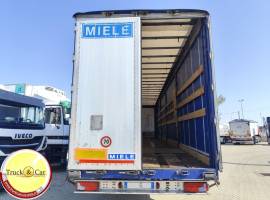 RIF.1213 SEMIRIMORCHIO LMT MIELE – 2006 – CASSONE CENTINATO COPRI/SCOPRI ALZA/ABBASSA – MAXI VOLUME