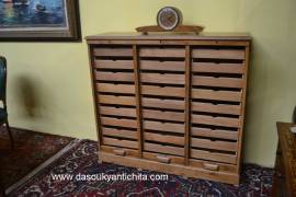 Schedario-classificatore stile inglese tripla serranda