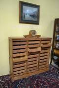 Schedario-classificatore stile inglese tripla serranda