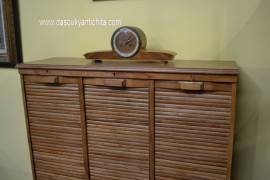Schedario-classificatore stile inglese tripla serranda