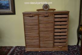 Schedario-classificatore stile inglese tripla serranda
