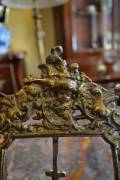 Antica coppia di cornici da tavolo in bronzo