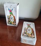 Tarocchino Milanese  Vintage la ruota della fortuna   .Editore: Masenghini  .Dimensioni carte:cm .  