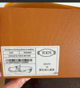  Mocassini uomo Tod’s modello gommino in pelle scamosciata nera - numero 44