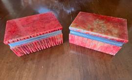 Contenitori alabastro vintage 