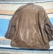 GIACCONE IN PELLE IMBOTTITO DI NAZARENO GABRIELLI DA UOMO.