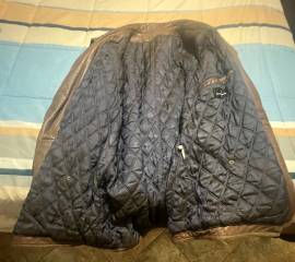 GIACCONE IN PELLE IMBOTTITO DI NAZARENO GABRIELLI DA UOMO.