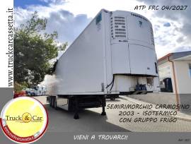 RIF.1117 SEMIRIMORCHIO CARMOSINO ANHANGER – ISOTERMICO CON GRUPPO FRIGORIFERO ATP FRC 04/2027 – 2003