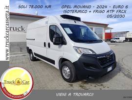 RIF.1316 OPEL MOVANO – 2024 – FURGONE ISOTERMICO CON GRUPPO FRIGO ATP FRCX 05/2030 – EURO 6