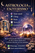 ASTROLOGIA * CARTA NATALE - SINASTRIA DI COPPIA - RIVOLUZIONE SOLARE
