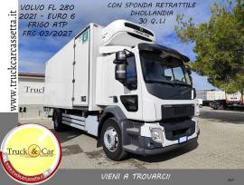 VOLVO FL 280 – 2021 – ISOTERMICO FRIGO ATP FRC 03/2027 – SPONDA RETRATTILE DHOLLANDIA 30 Q.LI – EURO VOLVO FL 280 – 2021 – ISOTERMICO FRIGO ATP FRC 03/2027 – SPONDA RETRATTILE DHOLLANDIA 30 Q.LI – EURO
