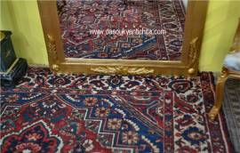 Specchiera dorata da terra stile Luigi XV