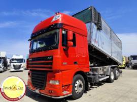 RIF.1205 DAF XF 105.510 – 2011 – 3 ASSI – CASSONE RIBALTABILE TRILATERALE IN ACCIAIO INOX (2019) CON