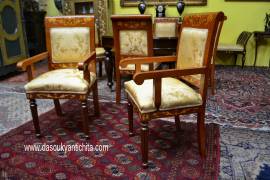 Coppia di poltrone capotavola stile olandese