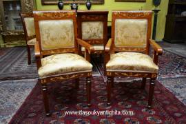 Coppia di poltrone capotavola stile olandese