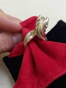Anello cavallo in argento 925 placcato oro 18Kt 
