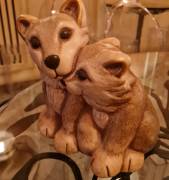 Thun coppia di Lupi fuori produzione 2005, in ottime co