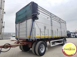 RIF.1206 RIMORCHIO BARTOLETTI – 1994 – CASSONE RIBALTABILE TRILATERALE IN ACCIAIO INOX CON CENTINA R