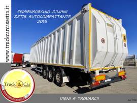 RIF.1172 SEMIRIMORCHIO – COMPATTATORE ZILIANI ZBT15 CON MOTORE INDIPENDENTE – 2016